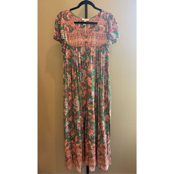 Size S Easel Los Angeles Paisely Floral Jumpsuit - Picture 3 of 8